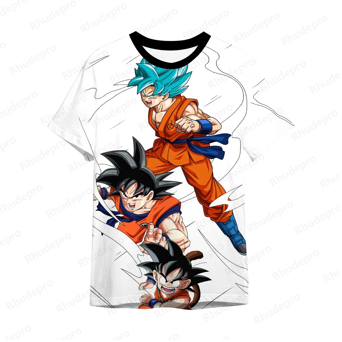 เสื้อยืดผู้ชาย Gril แขนสั้นลายดราก้อนบอลอนิเมะ2024 goku TREND Tops vegeta shirt เสื้อผ้า Y2k ที่มีคุณภาพสูง