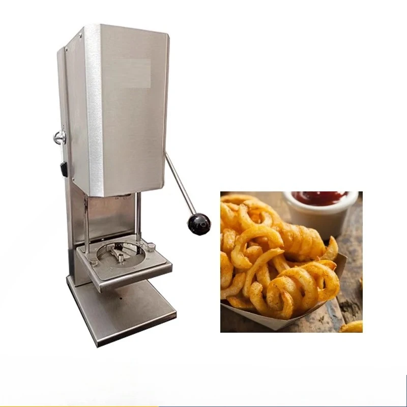110-240V Electric Twist French Fries Curly French Fries Machine Planting Potato Tool Cyclone Potato Tower Machine for Commercial