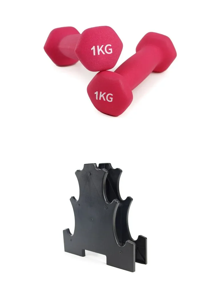 Professional Best-Selling Handheld Fitness Equipment Circular Matte Vinyl Dumbbells