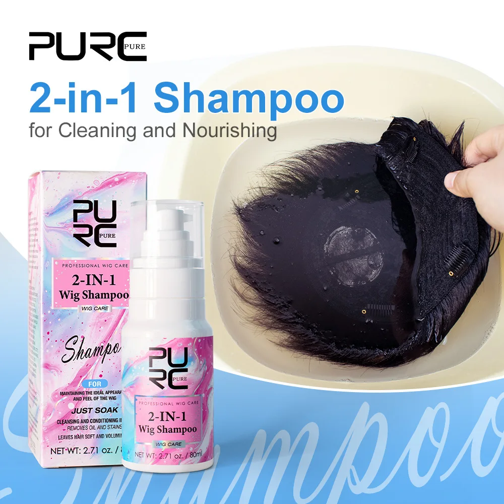 

PURC Wig 2-in-1 Shampoo Soft and dry frizz anti-breaking fluffy wig shampoo 5PC