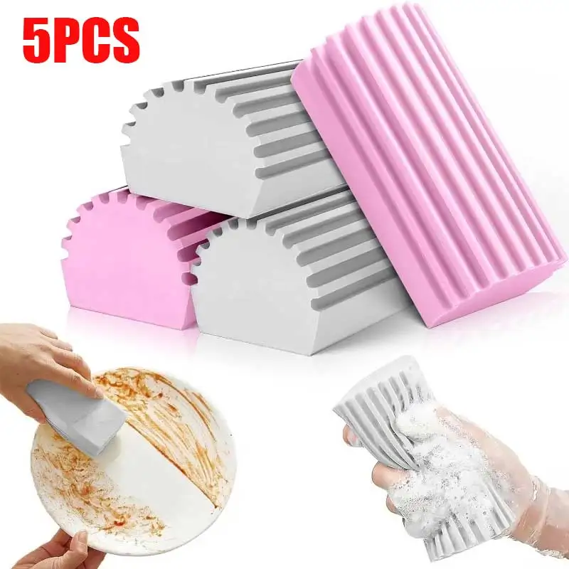 Damp Clean Duster Sponge Dusting Wet Duster Powder Cleaning Sponge Dust Removal Dusters for Home Car Kitchen Bathroom Scrub