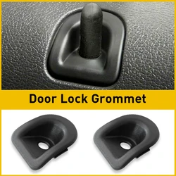 2Pcs Black Door Panel Lock Grommets Covers For Ford Mustang 2005 2006 2007 2008 2009 2010 2011 2012 2013 2014 Car Accessories