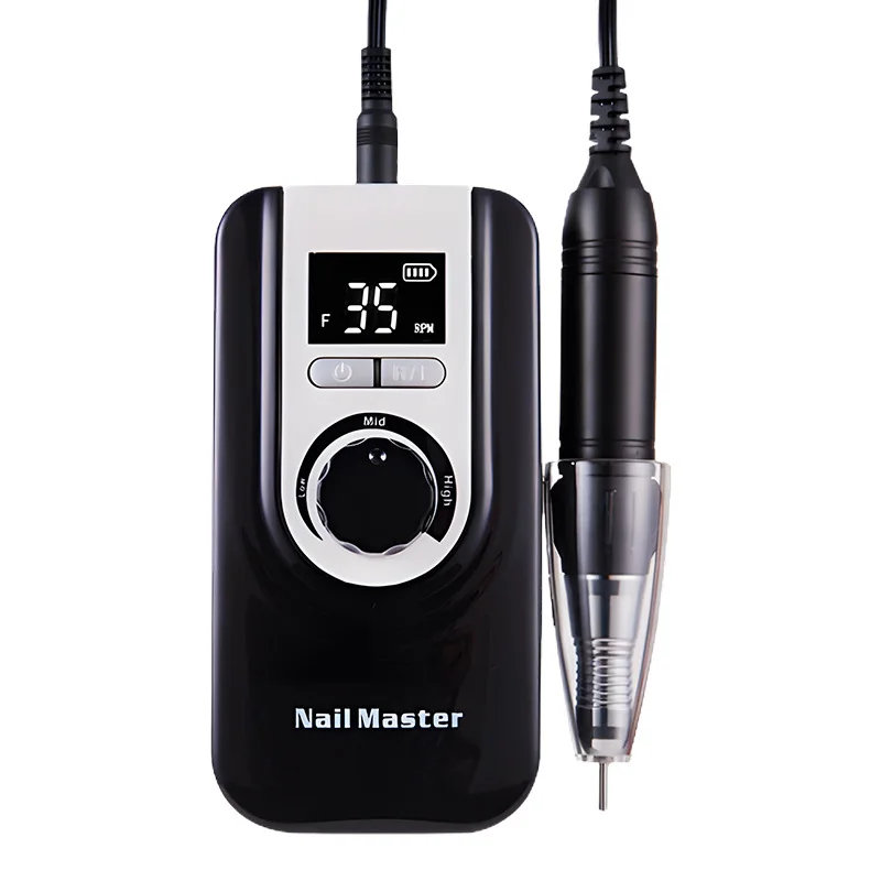 

Портативная полировальная машинка для ногтей, рассеивание тепла колледжа, не горячая профессиональная электрическая полировальная машина для маникюра 35000 скоростей