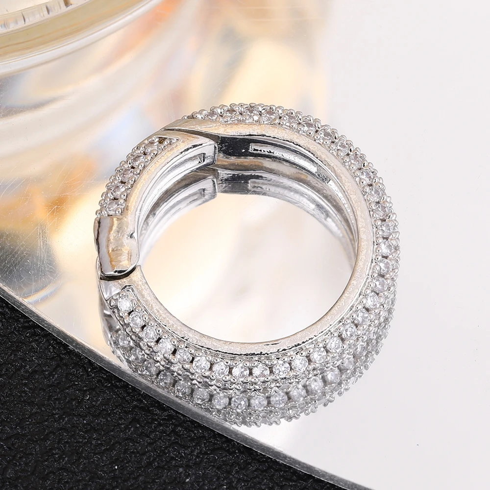 Juya 18K Echtgold versilbert Cz Handtaschenhaken Karabiner Federverschlüsse Zubehör für DIY Luxus Anhänger Schmuckherstellung – Detail 7
