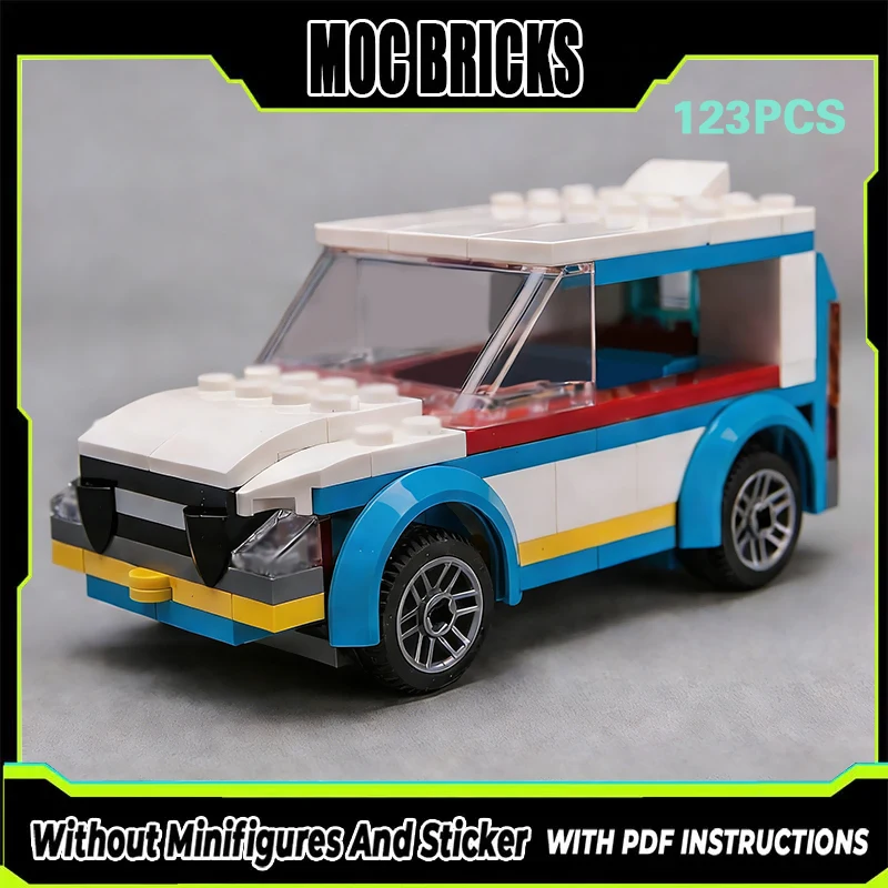 

Конструктор MOC: Модель гоночного автомобиля, компактный кроссовер, модульная технология, подарки, праздничный набор для сборки, детские игрушки