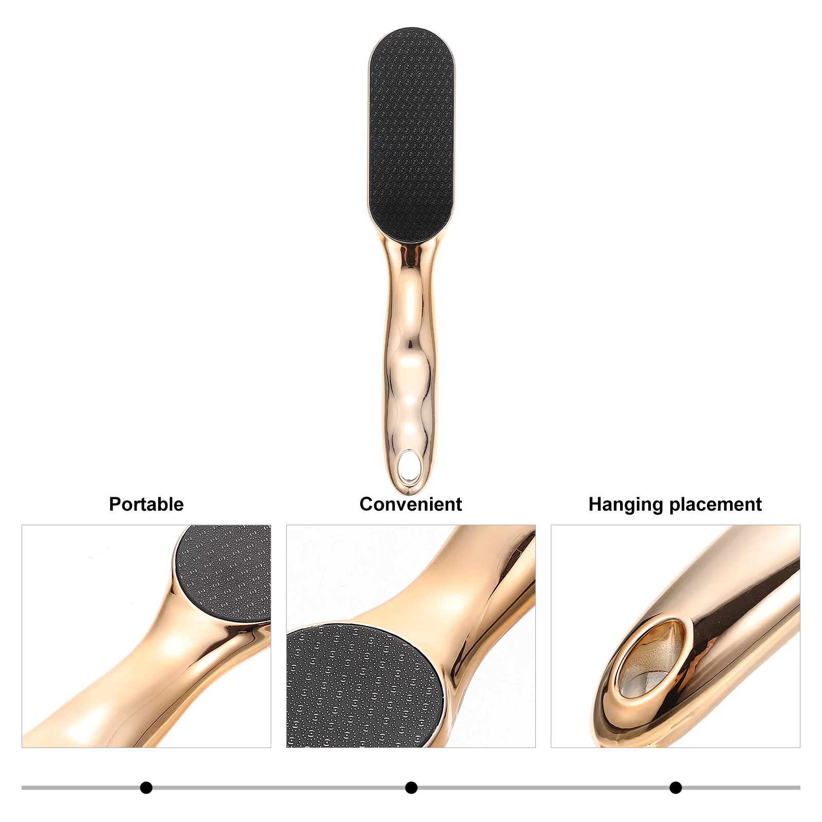 

Handheld Foot File Tool Gentle Effective Dead Skin Remover Reusable Pedicure Exfoliating File for Feet Care Salon Use