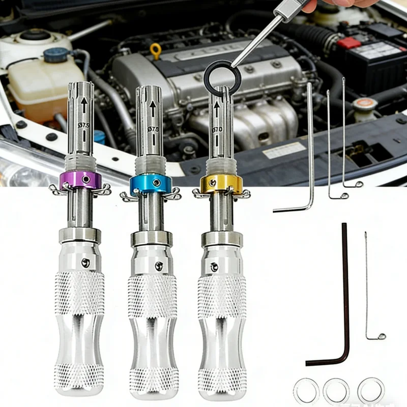 3pcs Tool Set Seal/O-Ring Hooks User Manual Seal Pick Puller 1106 Hook Set For Tubular Stainless Steel Home Auto Gasket