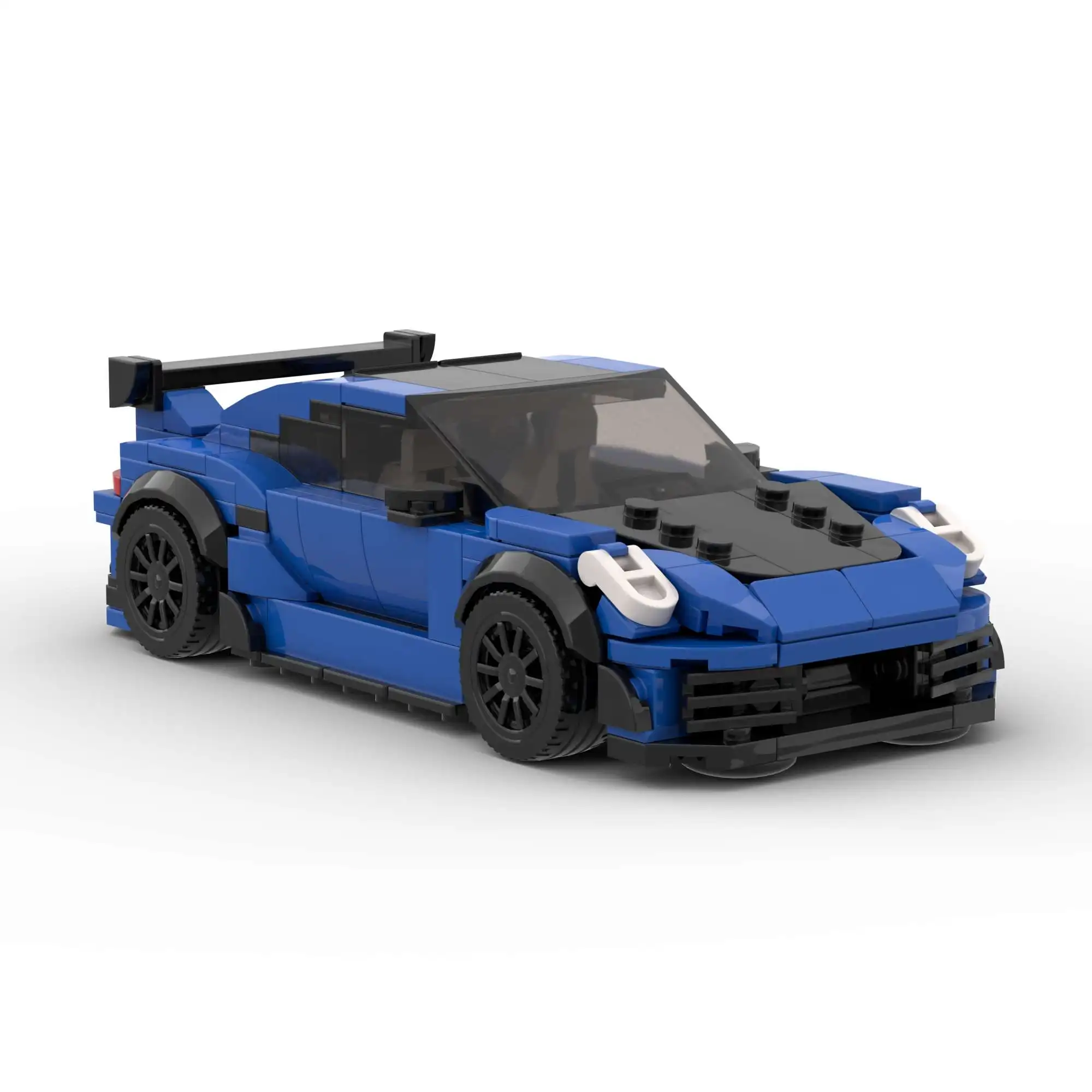 Speelgoedraceauto Moc Model Puzzelblokmontage Voor Kinderen