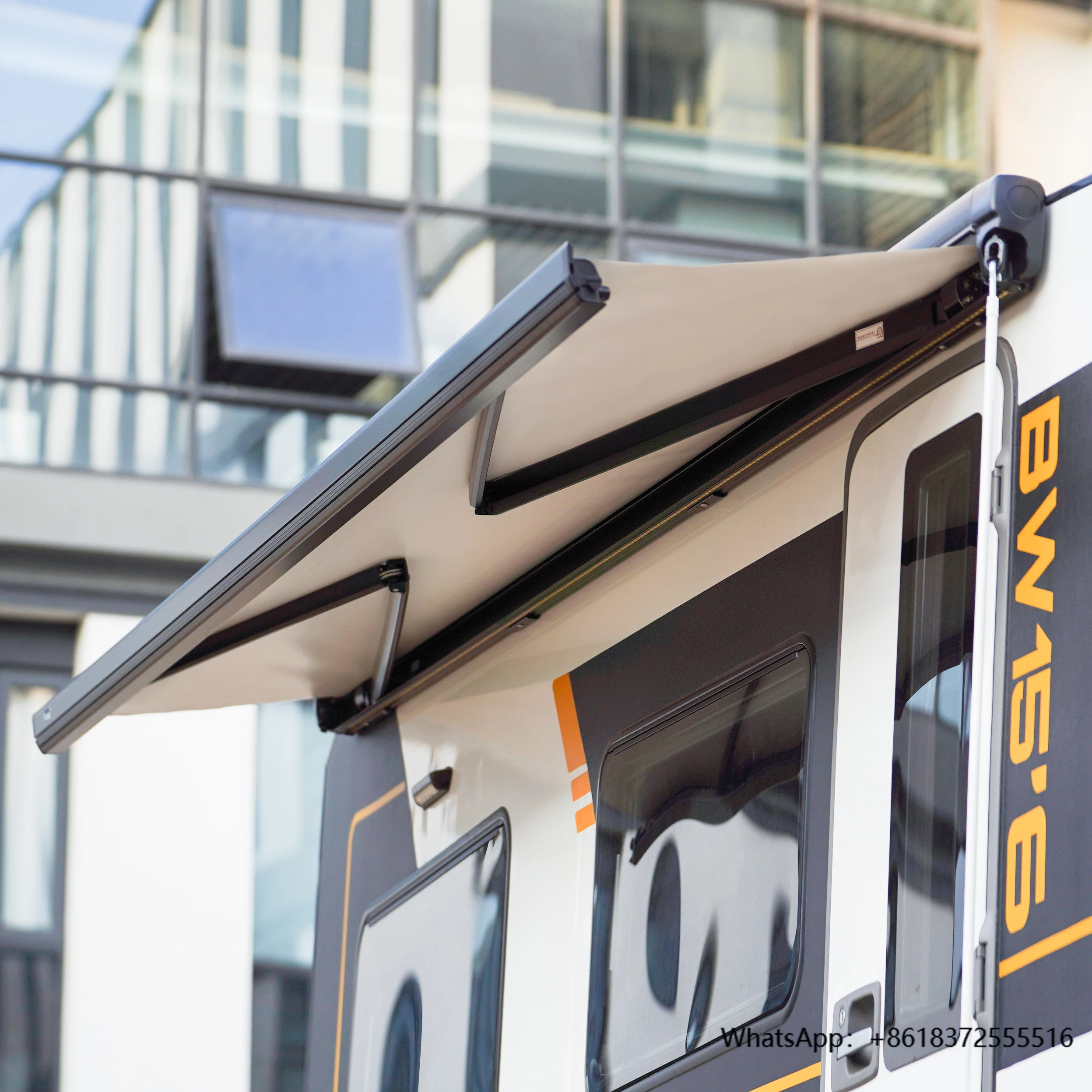 

Wareda Brand Car Awning Retractable Cassette Motorized Electric RV Sun Shade Camper Trailers Van Awning for Caravan