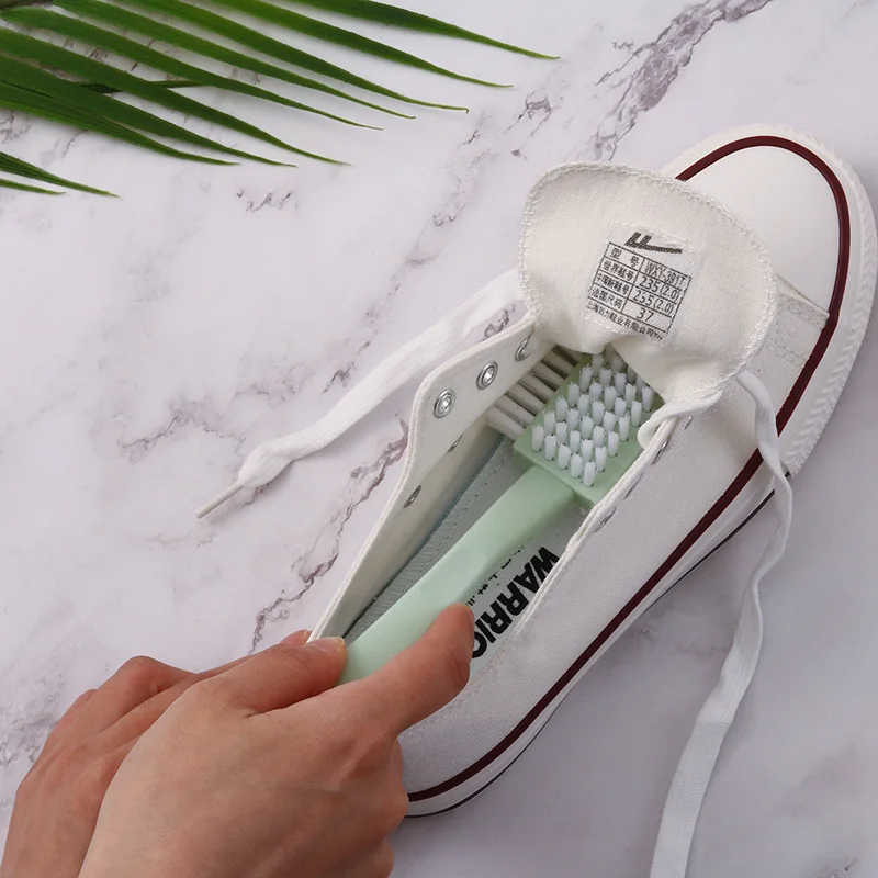 Household Shoe Washing Brush Five Side Brush Multifunctional Laundry Brush White Shoe Collar Cleaning Brush Long Handle Brushes