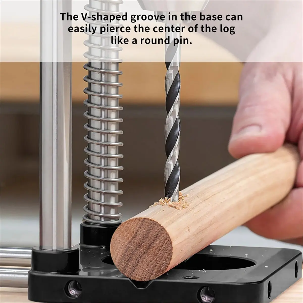 Model Woodworking Drilling Locator Adjustable Punch Drill Template Press Machine