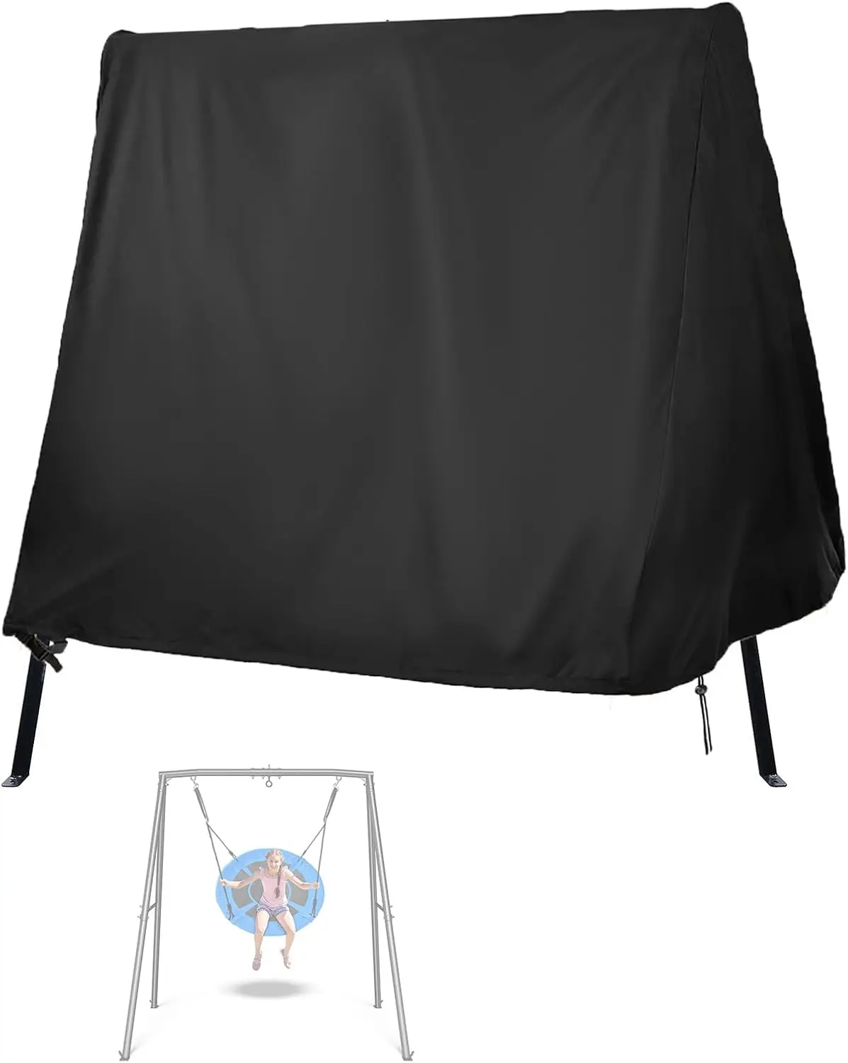 

Outdoor Swing Cover - Patio Swing Cover For Porch Glider Hammo - Waterproof - 72"" L X 67"" W X 71"" H