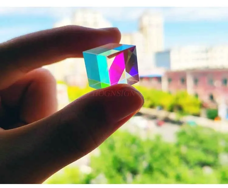 

Комбинированный цветной куб-призма 20 мм, шестисторонний большой кулон, треугольная призма, радужный световой куб, разделительная призма, стекло