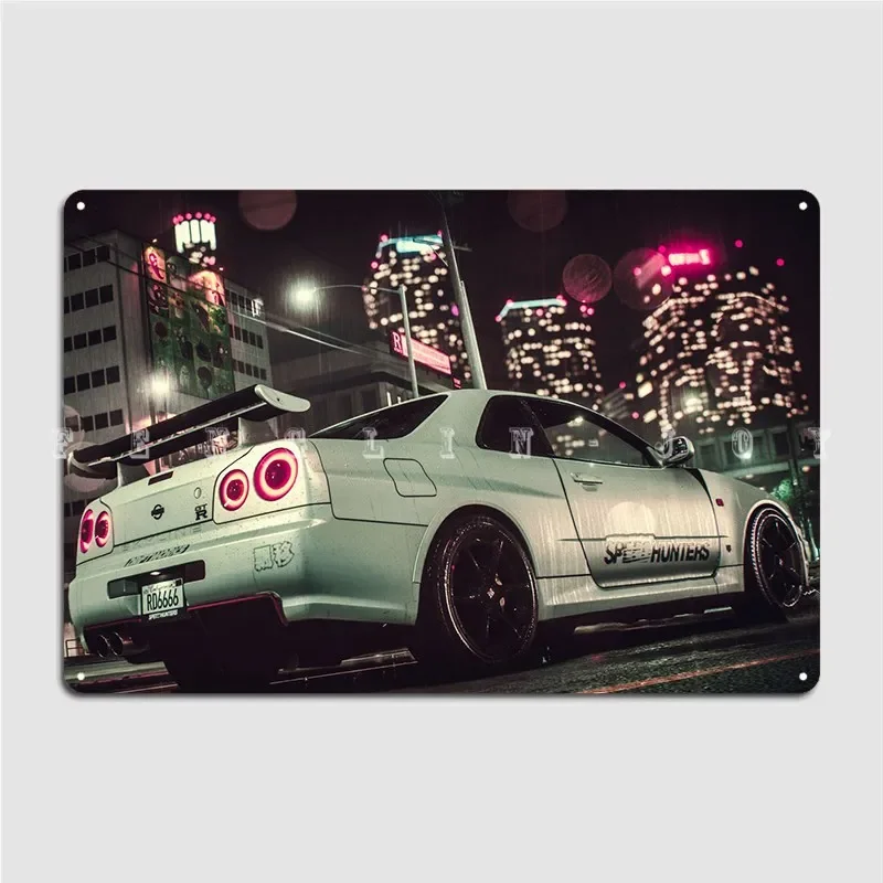 Skyline Gt-R Metal Sign pub Wall Painting Décor Design Tin sign Poster