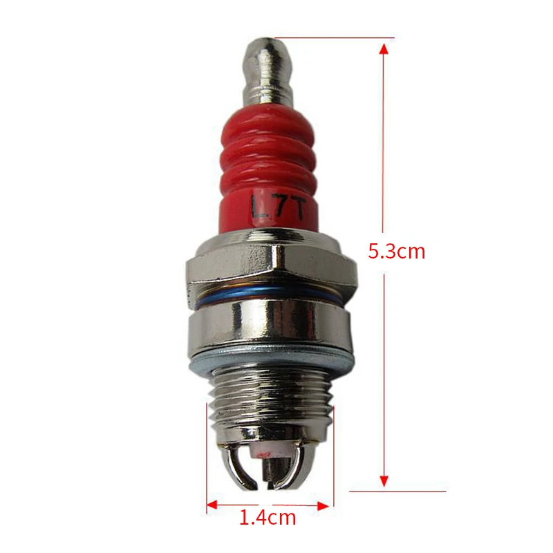 Imagem -02 - Três-sided Pole Spark Plug L7tjc para Motosserra a Gasolina e Cortador de Escova