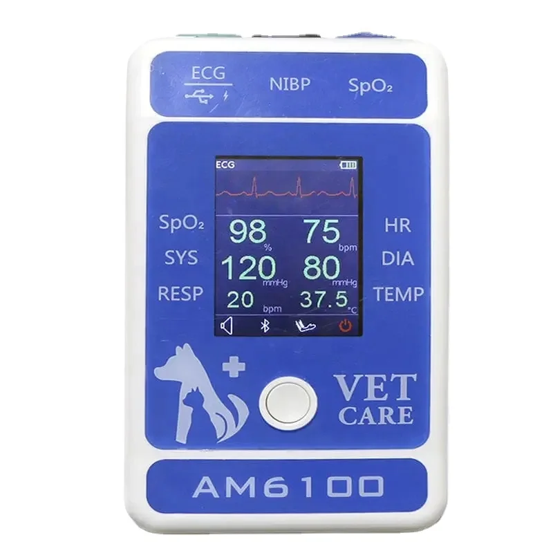 AM6100 Veterinary Equipment blood pressure  PET Monitor Veterinary  Monitor