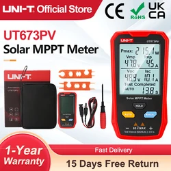 UNI-T UT673PV Solar MPPT Meter 5~800W PV Module Maximum Power Meter Open Short Circuit Voltage Current Photovoltaic Panel Tester
