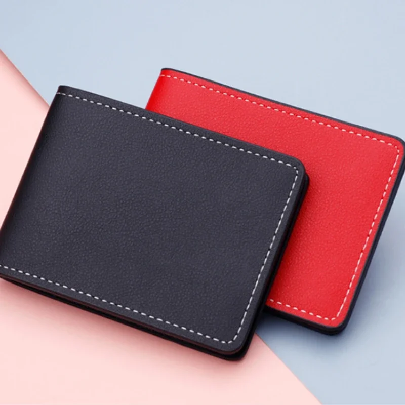 

Ультратонкий держатель для карт и водительских прав из искусственной кожи, чехол для автомобильных документов, кошелек-портмоне