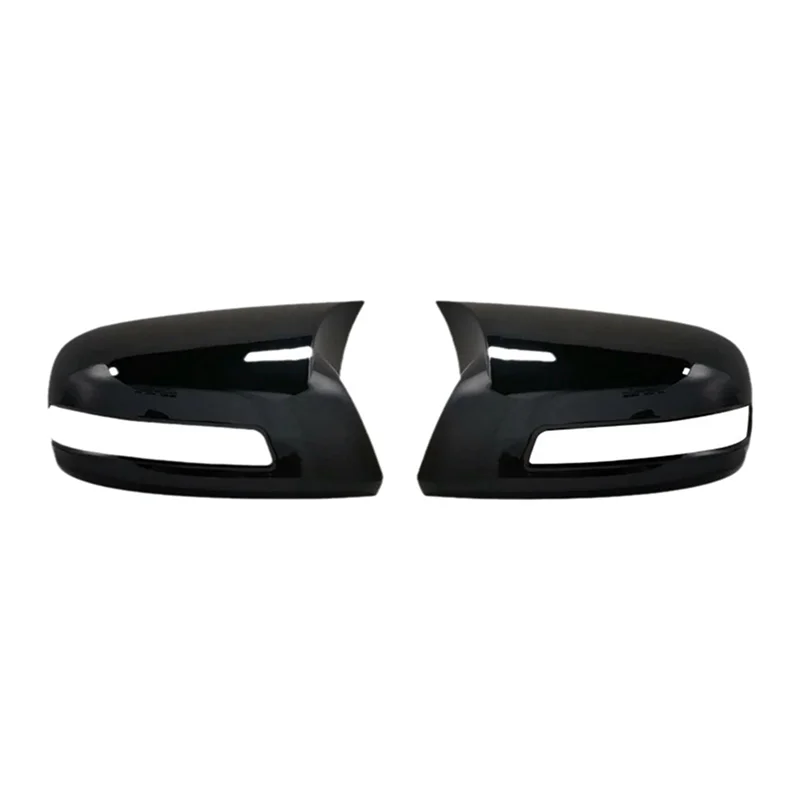 

1 Pair Of Rearview Mirror Covers Adhesive For Honda Civic 12-15 9Th Generation Horn Cover Decoration Modification