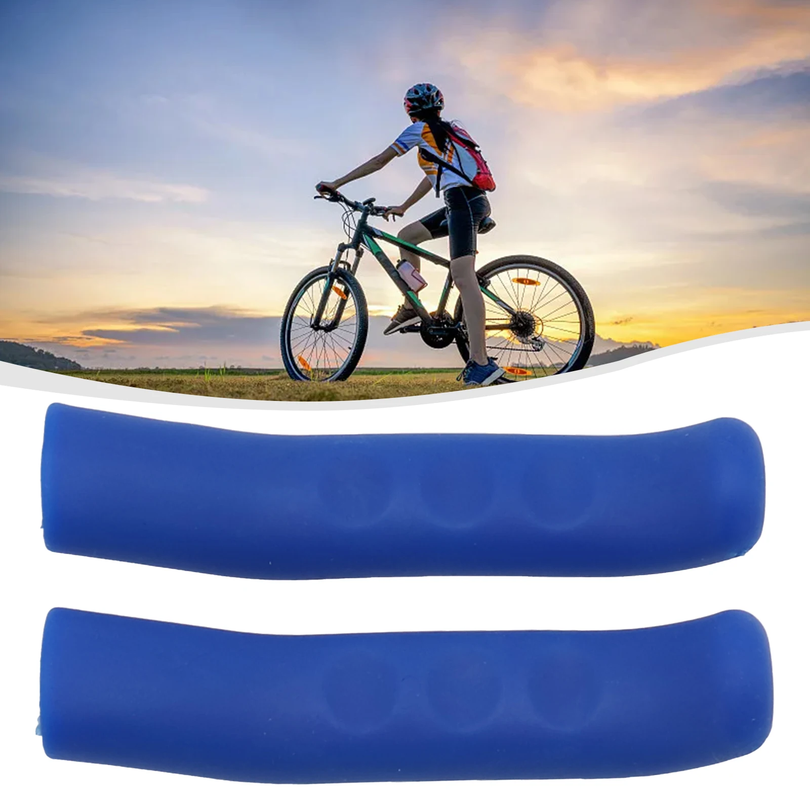Ride Comfortably and Confidently with Anti skid Brake Lever Covers Waterproof and Non slip for Road and Mountain Bikes (1 Pair)