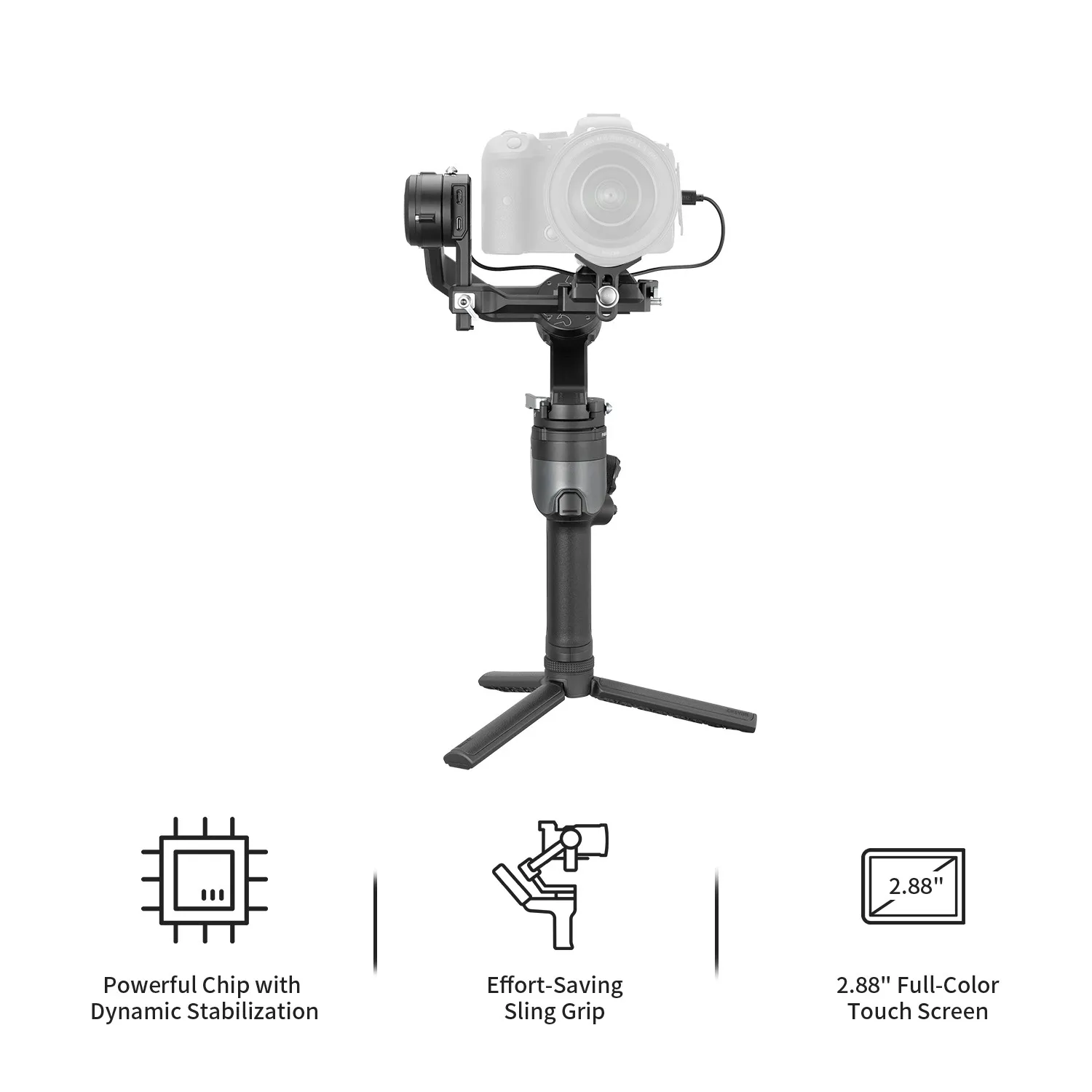 ZHIYUN Weebill 2 3-Axis Gimbal Stabilizer for DSLR and Mirrorless Camera Nikon Sony Panasonic Canon Fujifilm BMPCC 6K VS DJI