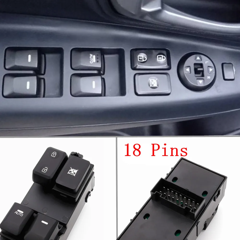 Car styling For Hyundai Kia Morning Kia Picanto TA Electric Power Window Control Switch Button 93570-1Y500