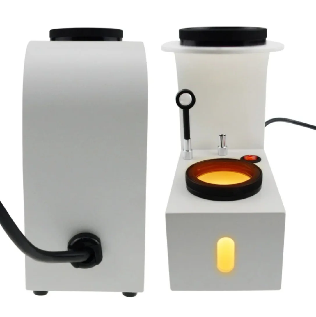 Utility Desktop Polariscope Magnifier, Gemstone Identification Tool Crystal Polarization Test With Interference Sphere