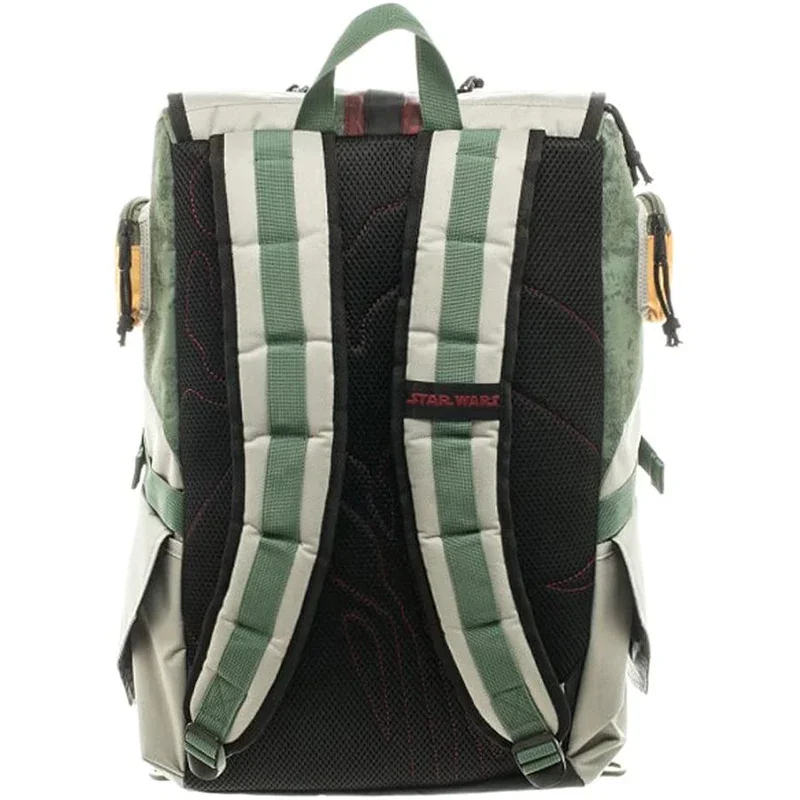 Star Yoda Boba Fett Mandalorian Wars Armor Rucksack Große Kapazität Laptop Männer Rucksack Vintage Reisetaschen Anime Jungen Schultasche