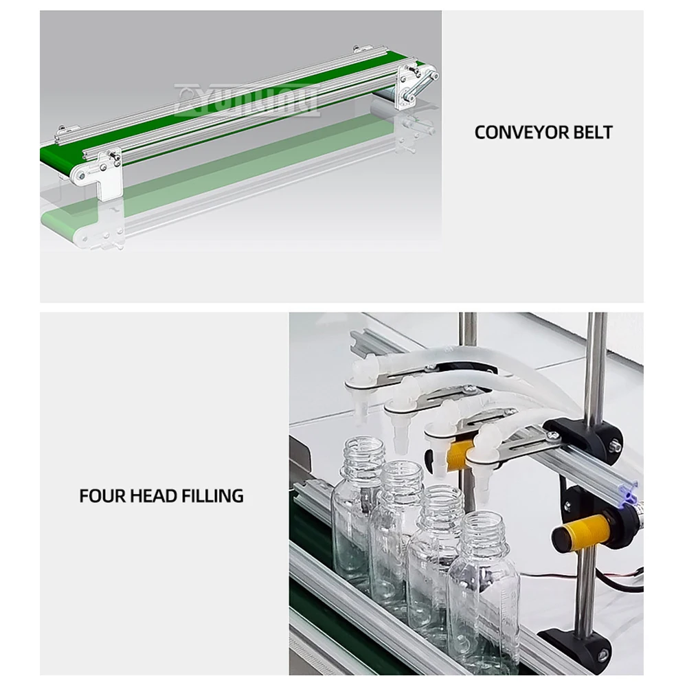 Flessenvulmachine transportband commerciële drankenafsluitmachine