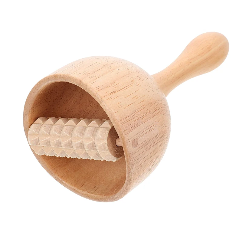 Wooden Therapy Cup with Roller, Wooden Massage Tool for Body Shaping Body Hand massage, knee massage, shoulder massage