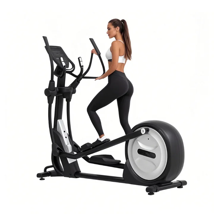 Folding Elliptical Machine Commercial Household Indoor Exercise Electromagnetic Control Space Stepping Machine