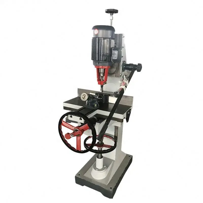 Woodworking Tenon Wood Groove Machine Chain Vertical Driller Mortising Machine