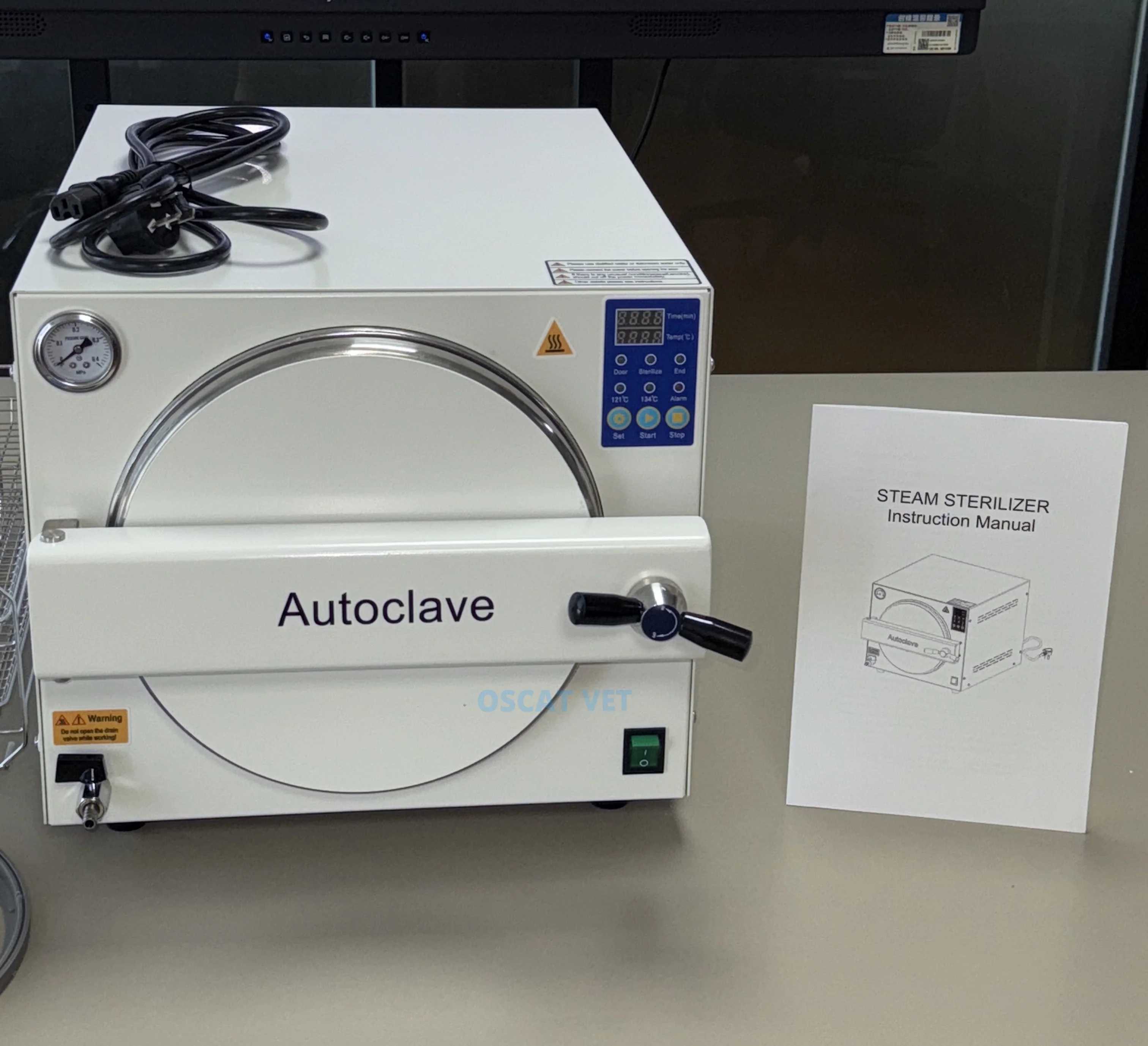 OSCAT Veterinary Equipment EX-DGT-18A Autoclave Steam Sterilizer for Large Animal Clinic