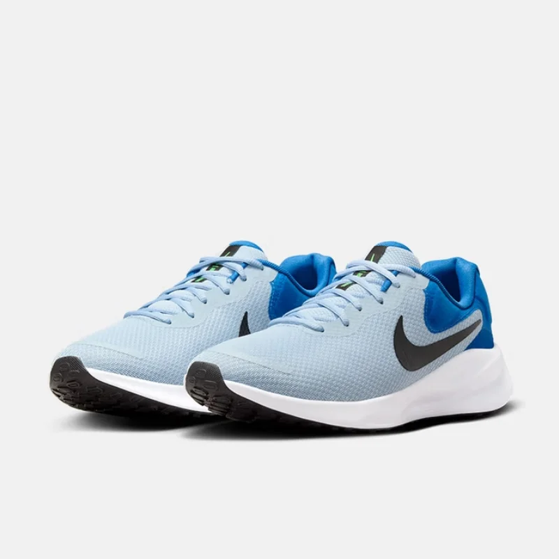 

Nike's New Revolution 8 Series Stable Foot Feel Cushioning Training Men's Professional Road Running Shoes Revolution 8 Lightweight Comfortable Wear-Resistant Supportive Sports Running Shoes Sea Salt Blue High-End Color Fashion Style Casual Commuting Sport
