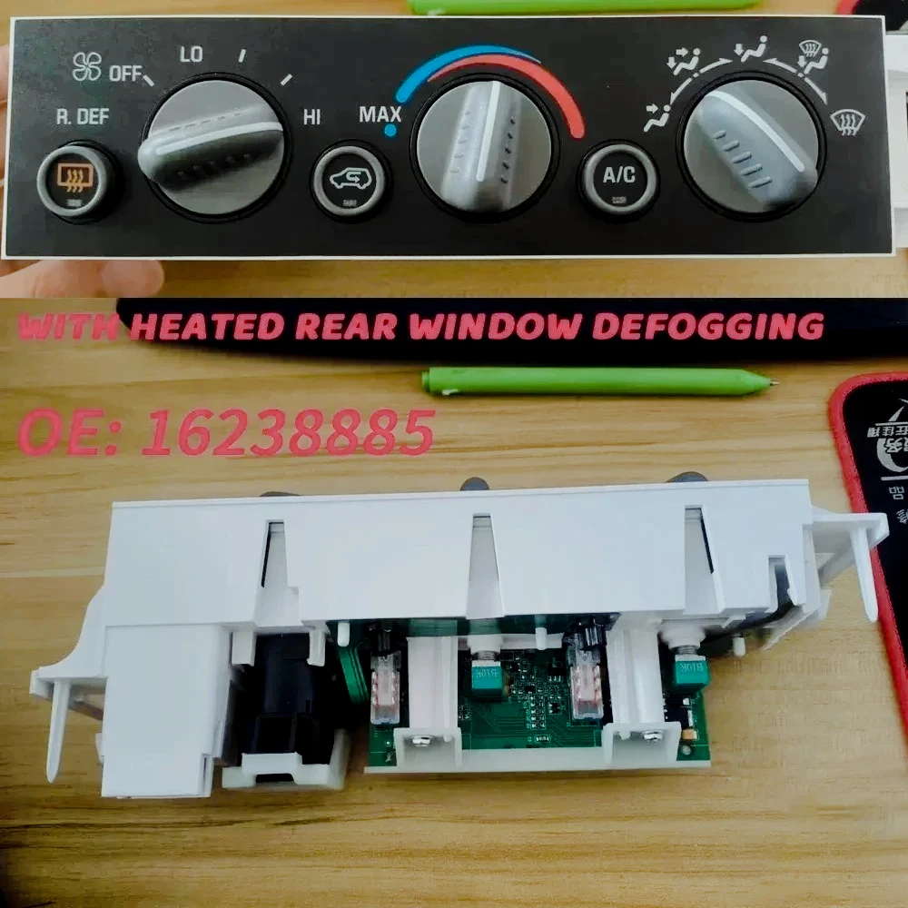 AA-Interruptor de Descongelación Trasero para Control de Climatización de Aire Acondicionado para Chevrolet Tahoe Suburban C1500