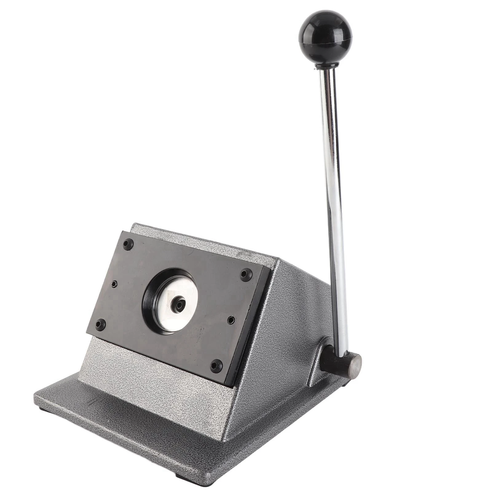 

round Badge Maker Die Cutter Stainless Steel Graphic Punch for Paper Leather PVC Cards - Tool for Crafting And Personalization