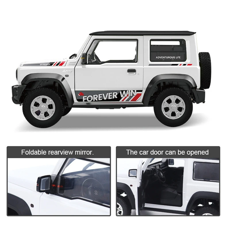 Cross border Hengguan 1/18 Jimny Full Scale RC Model Remote Control Car Simulation Model Car with Lighting and Sound Effects