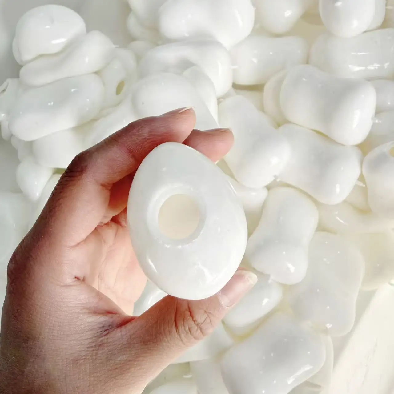 Simulation Soap Squishy, DIY Hand-made Squeeze Toy Shell Replacement, Can Fill The Ball Skin