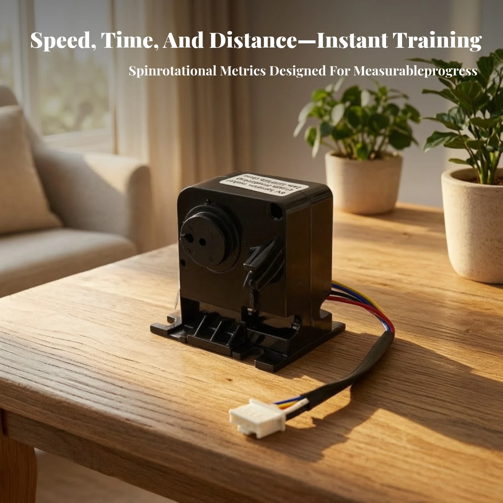 Electric Resistance Motor with Connector Efficient 6V Resistance Motor Part Sturdy Compact for Repair Technicians
