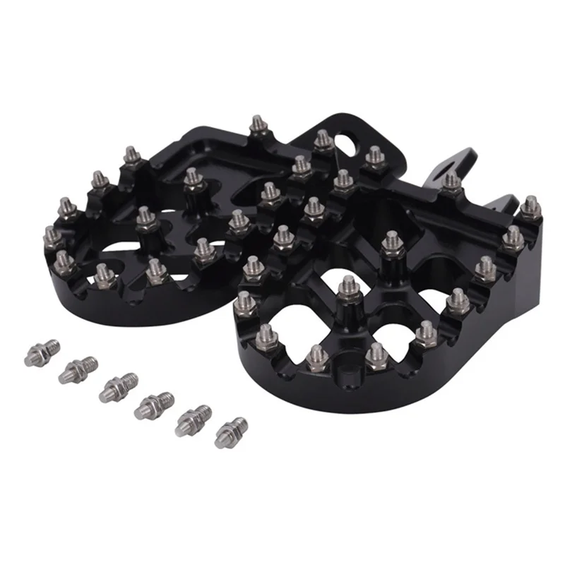 

A90Q-Motorcycle Footpegs Foot Pedals Rests For Kawasaki KLX110 2002-2023 KX60 1988-2003 KLX110L 2010-2023 34028-1237