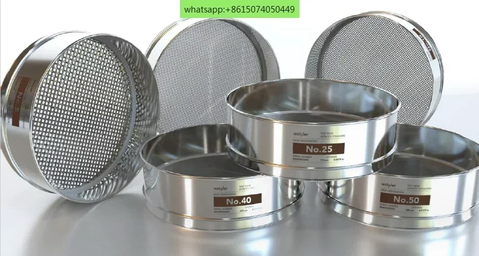 American WS.tyler test sieve, Taylor molecular sieve 8 inches diameter, stainless steel screen full height, spot