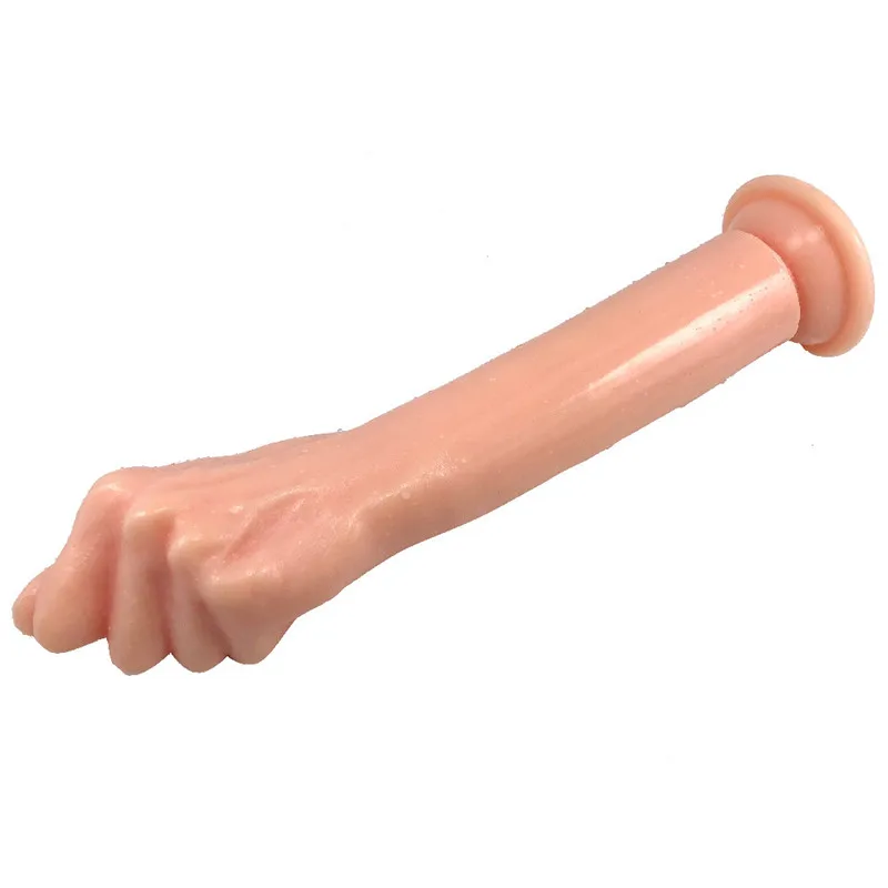 Super Huge Simulation Fist Dildo Anal Plug Hand Touch G-spot Penis Vaginal and Anus Masturbation Suction Cup Sex Toys for Unisex