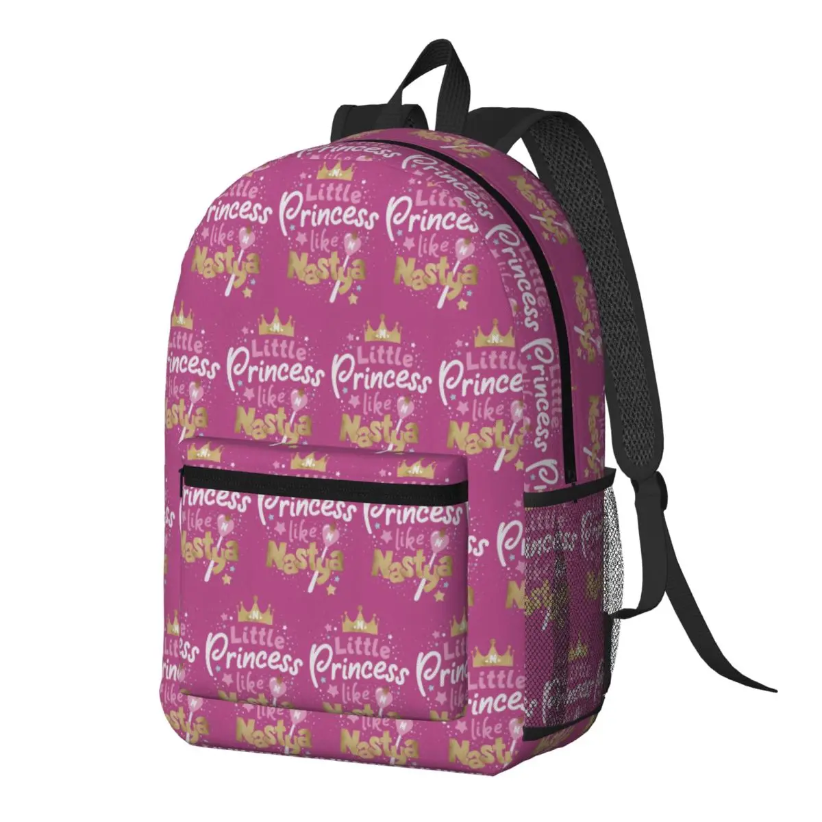 

Princess Posters Like Nastya Backpack Daypack Large Capacity Children BookBag School Bag Shoulder Bags for Men Women