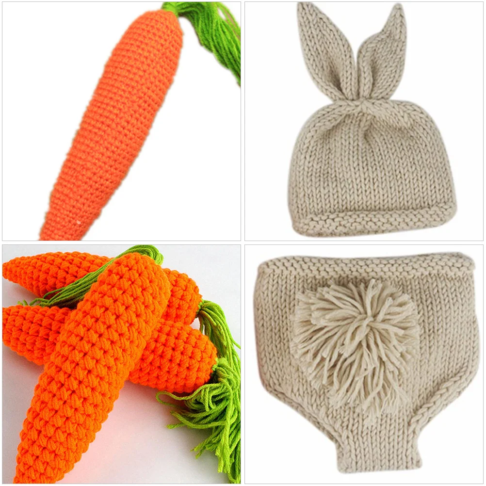 

1Set Easter Photo Props for Baby Lovely Design Infant Photo Outfits Perfect for Baby Shower Gifts Easter Supplies