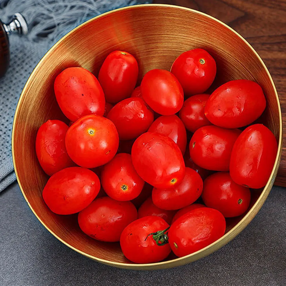 

Chic Stainless Steel Salad Bowl Functional Deep Bowl for Mixing Serving Food in Home Party Casual Gatherings Kitchen Essential