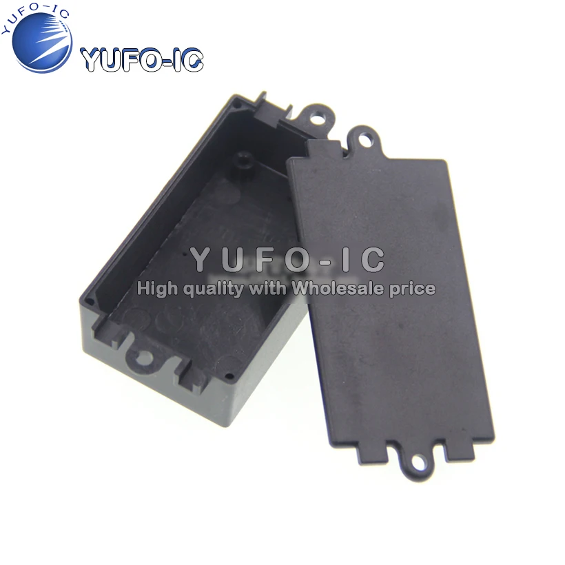 Пластиковый корпус, модуль с двумя выходами, блок питания, небольшой корпус, шасси с самовинтом и самопряжкой, 80*38*22, с ухом