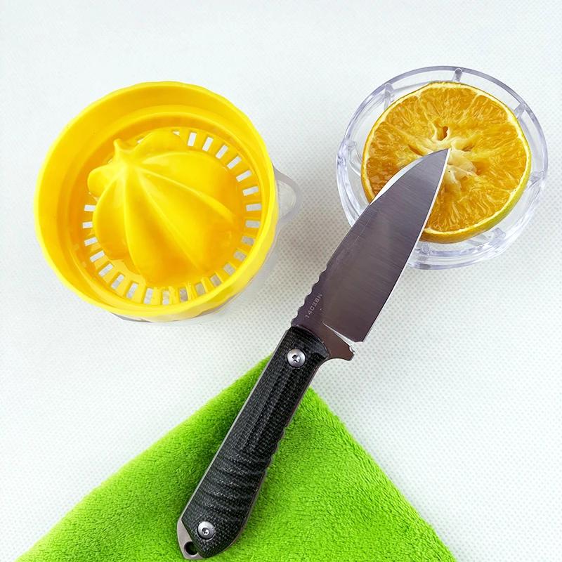 Kitchen Knife Vegetable Fruit Stainless Steel Blade Linen Handle Multifunctional Full Tang Knife Straight Knife Fruit Knife