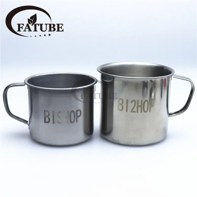 FATUBE Stainless Steel Cup with Handle Use for Ambition Mods BISHOP BI2HOP MTL Excluding cup lid