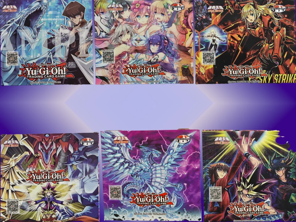 Yu-gi-oh – carte de Collection de jeu animé, Dragon blanc aux yeux bleus, boîte Booster TCG, jouet pour enfant