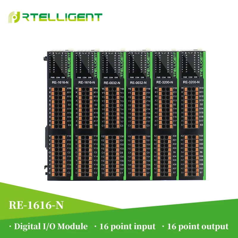 Rtelligent Digital IO Module 16 Point Input/Output RE-1616-N